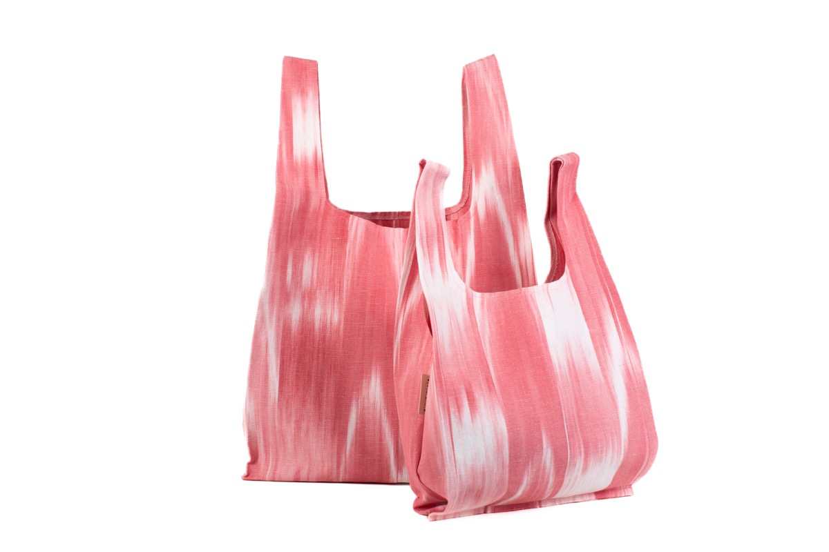 Bolsa compra tela Mallorquina 101 Rosa - Imagen 3