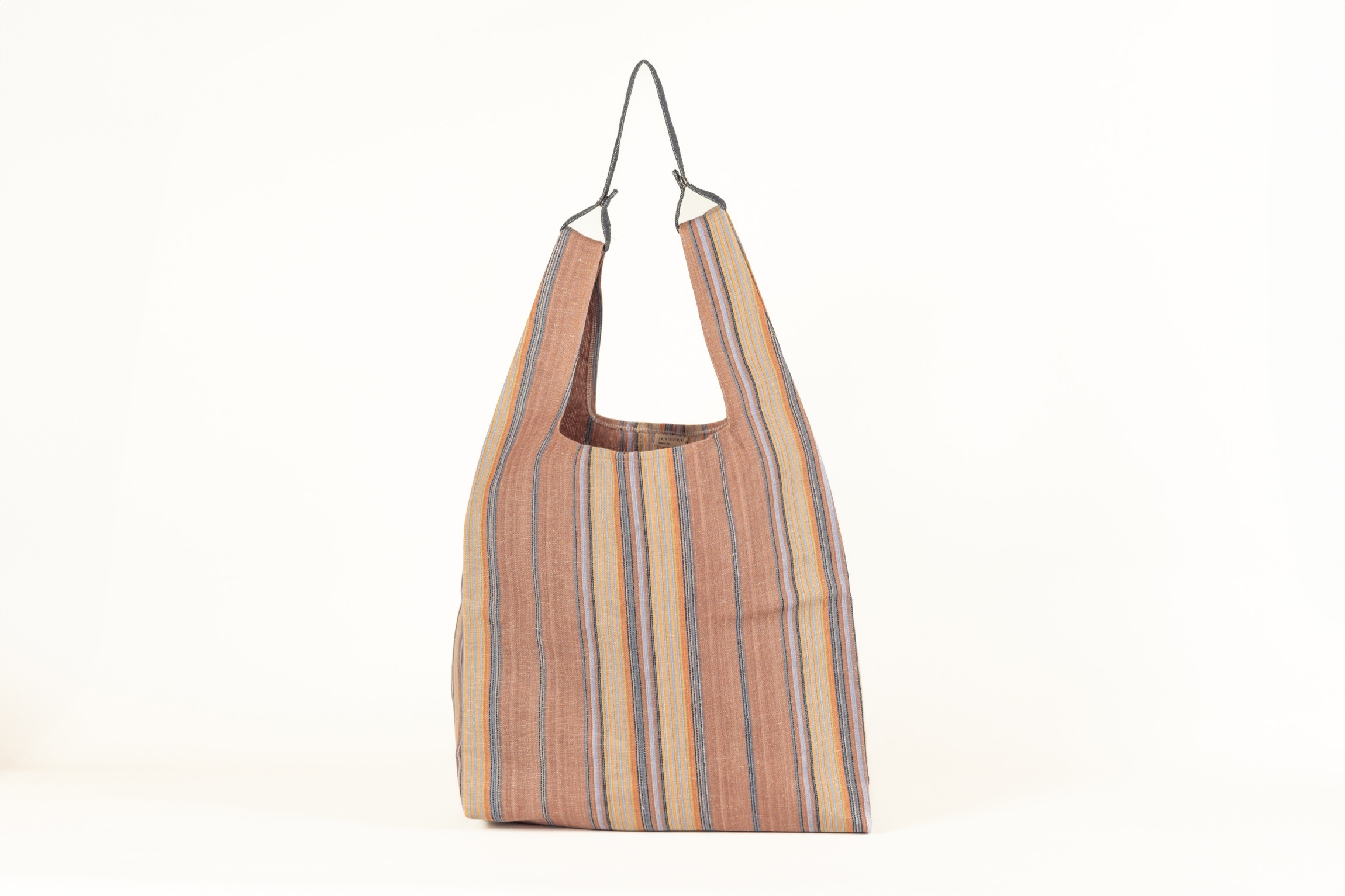 Einkaufstasche aus Ikat-Stoff  237 Braun – Bild 2