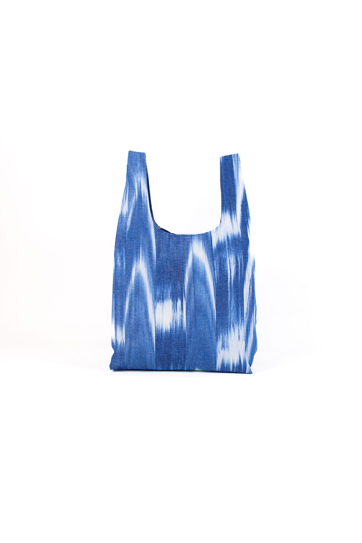 Einkaufstasche aus mallorquinischem Stoff 101 Blau