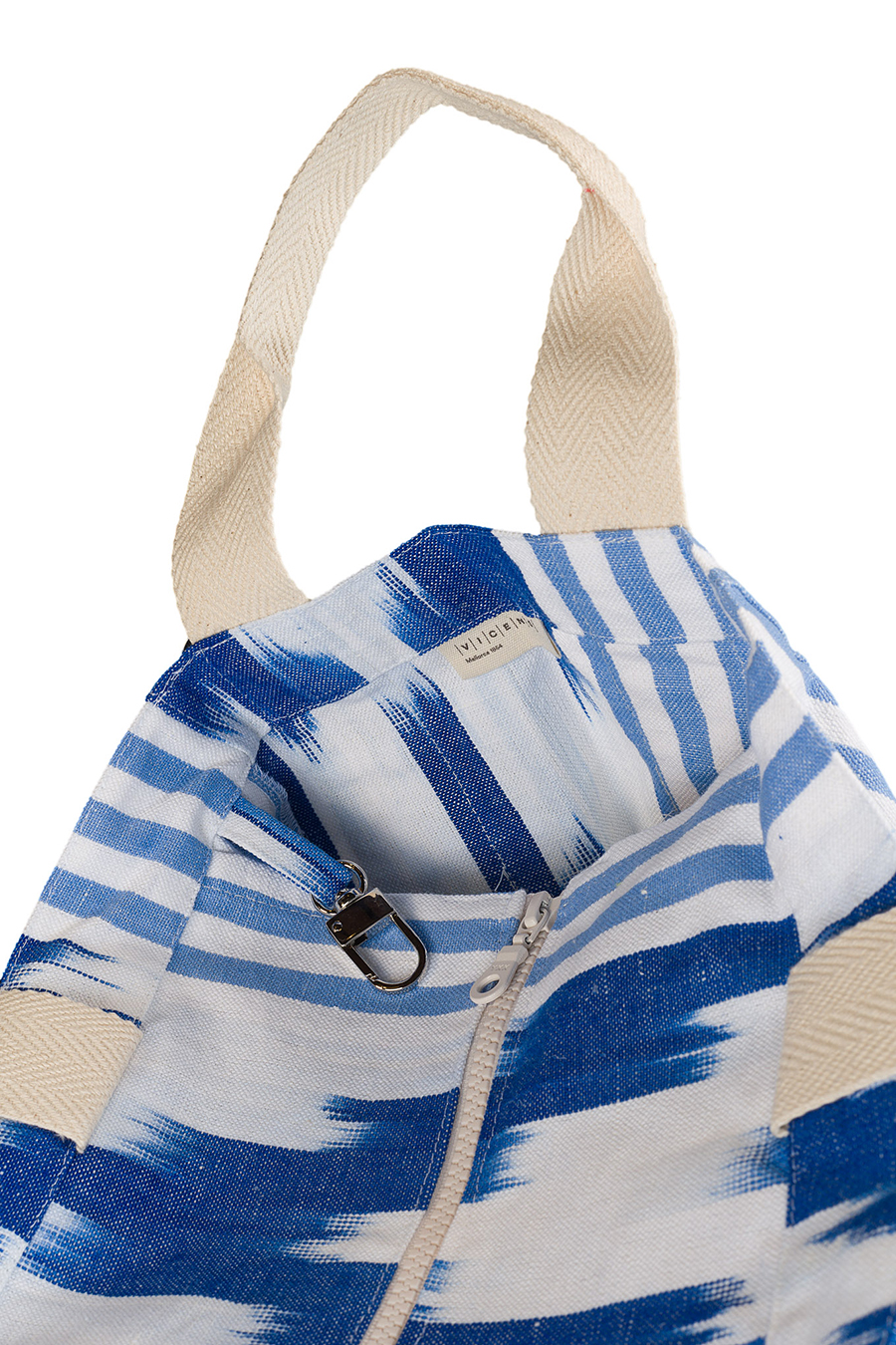 Beach bag tela Mallorquina 236 Azul - Imagen 2