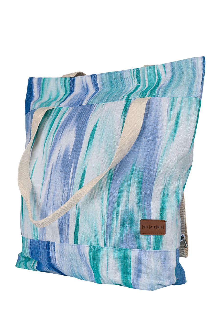 Bag backpack Mallorcan fabric ikat 200 Blue - Image 3
