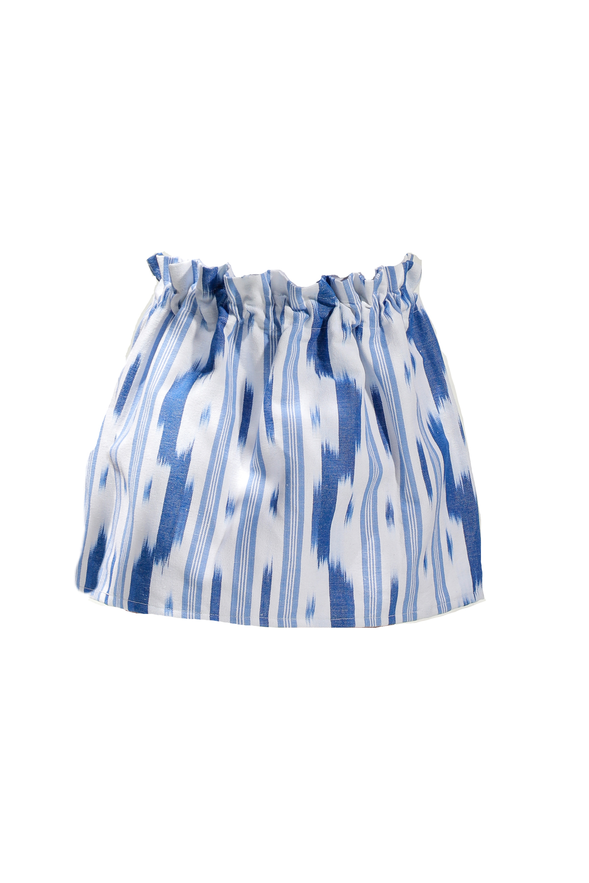 Falda niña tela Mallorquina ikat 103 azul