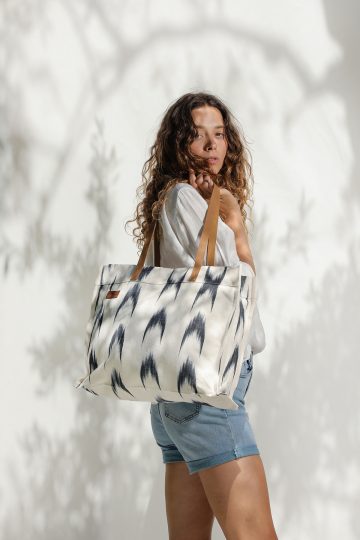 Muestra de tejido artesanal modelo 46 de Teixits Vicens