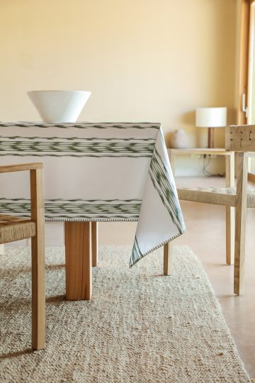 Mantel mesa tela Mallorquina 235 Verde Oliva