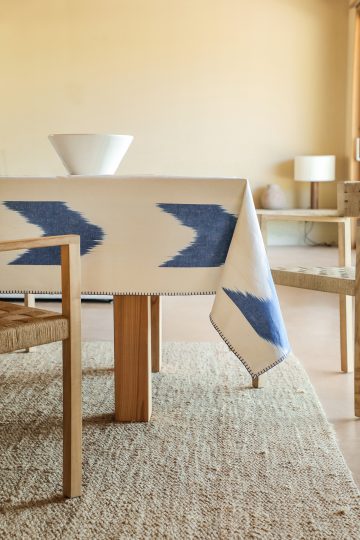 Mantel mesa tela Mallorquina 60 Azul
