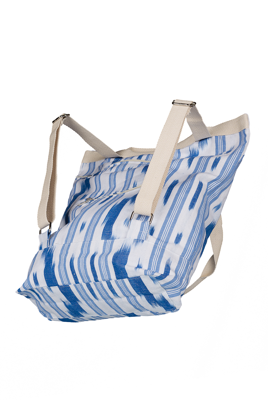 Bolsa Mochila ikat 103 Azul - Imagen 2