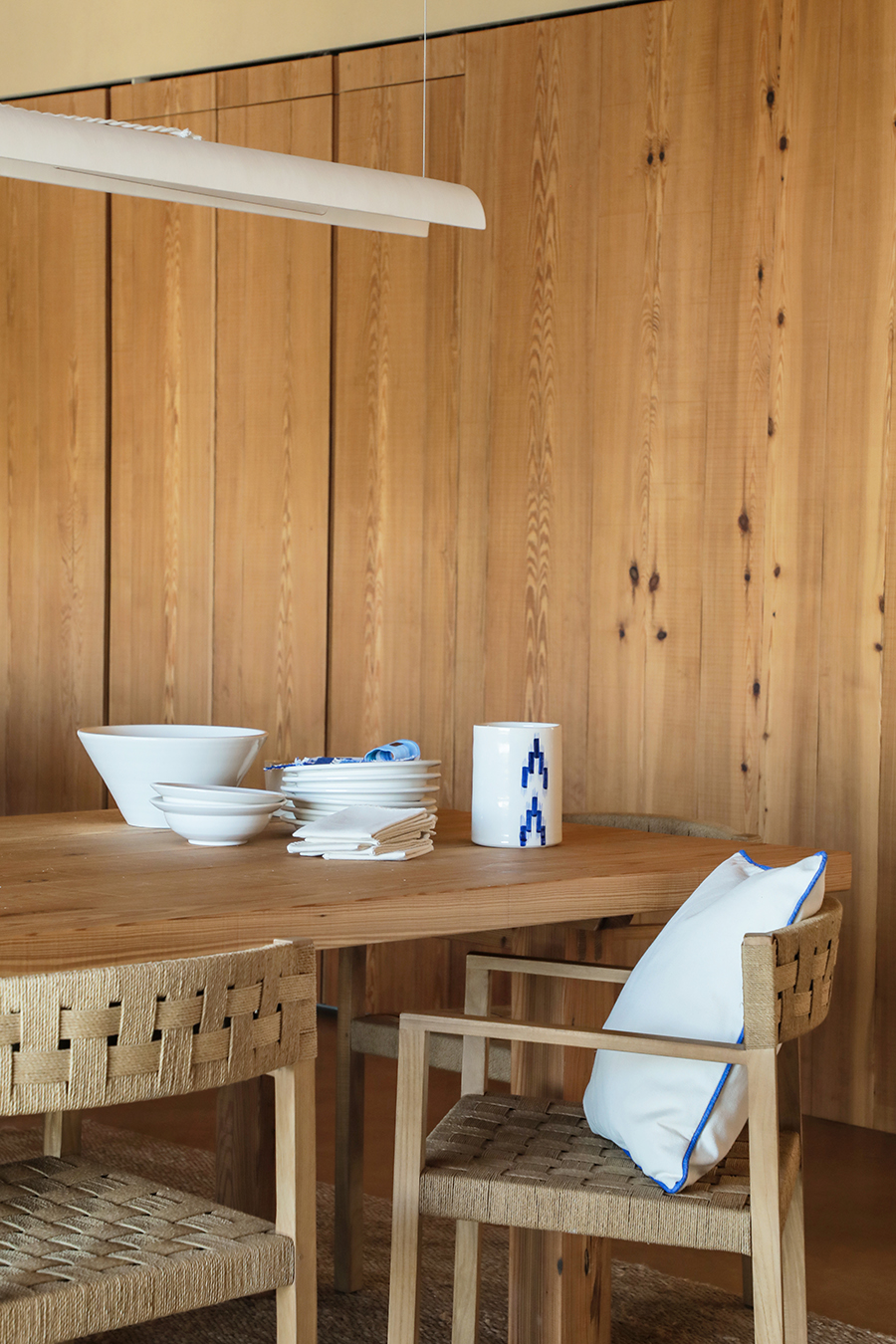 Cojín crudo vivo Azul - Imagen 2