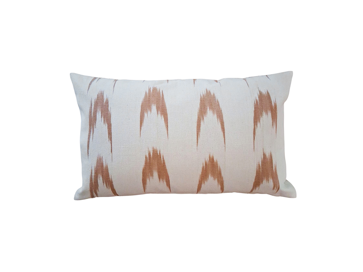 Ikat kissen 61 Gerösted – Bild 2