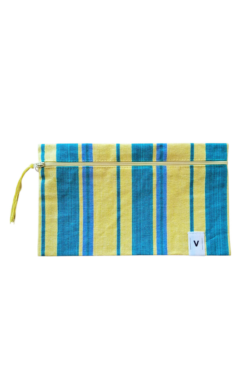Mallorcan fabric pencil case 228 Turquoise