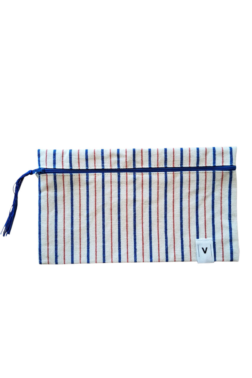 Mallorcan fabric pencil case 232 Blue