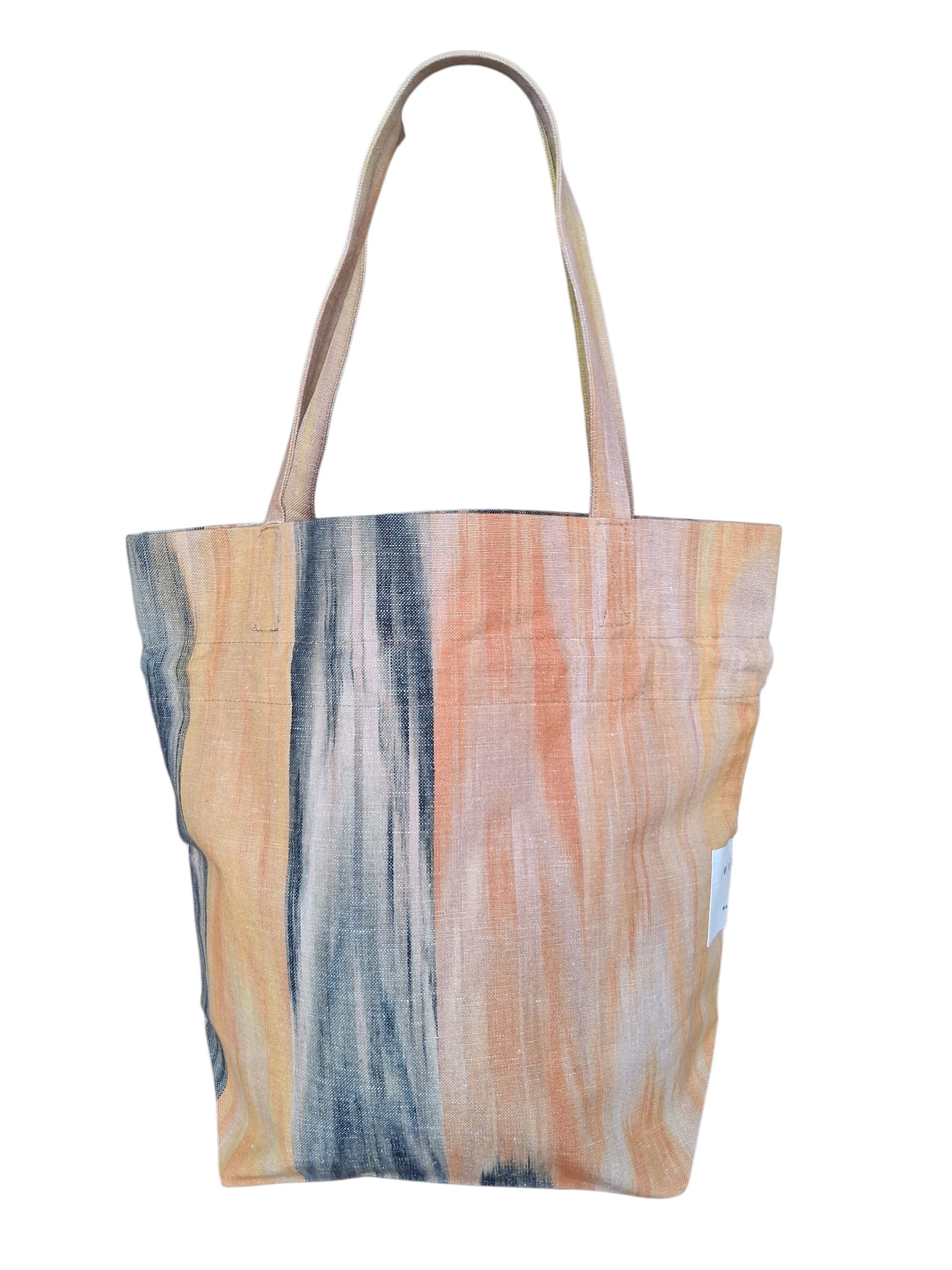 Bolsa fruncida tela Mallorquina ikat 200 Beige