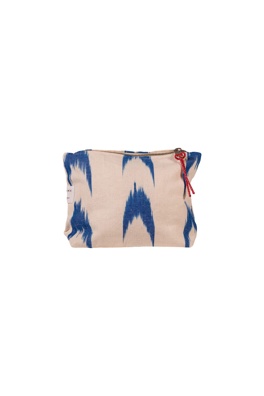 Necesser Ona ikat 61 blau