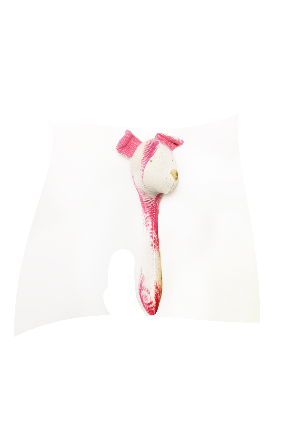 Mallorcan Fabric Rattle 61 Pink