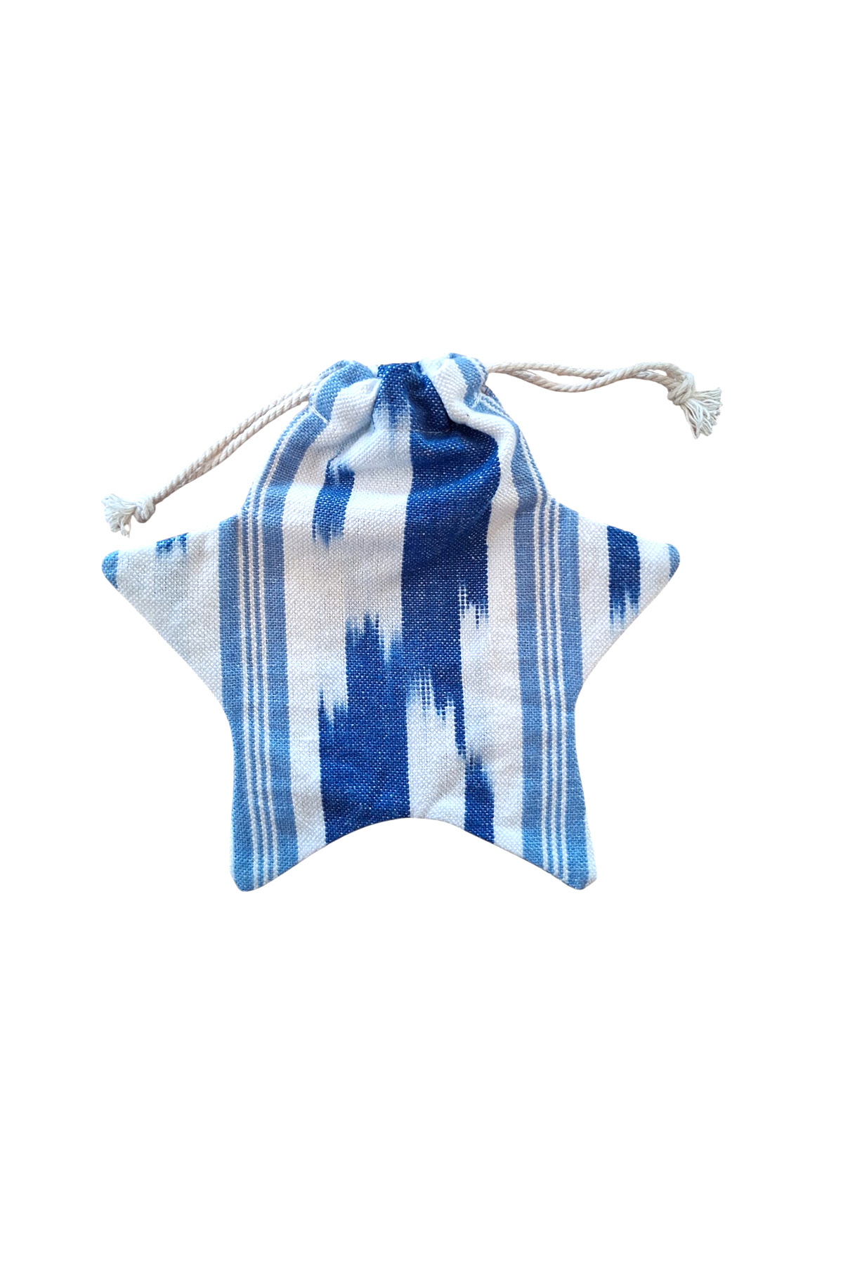 Sternen-Ikat-Tasche 103 Blau
