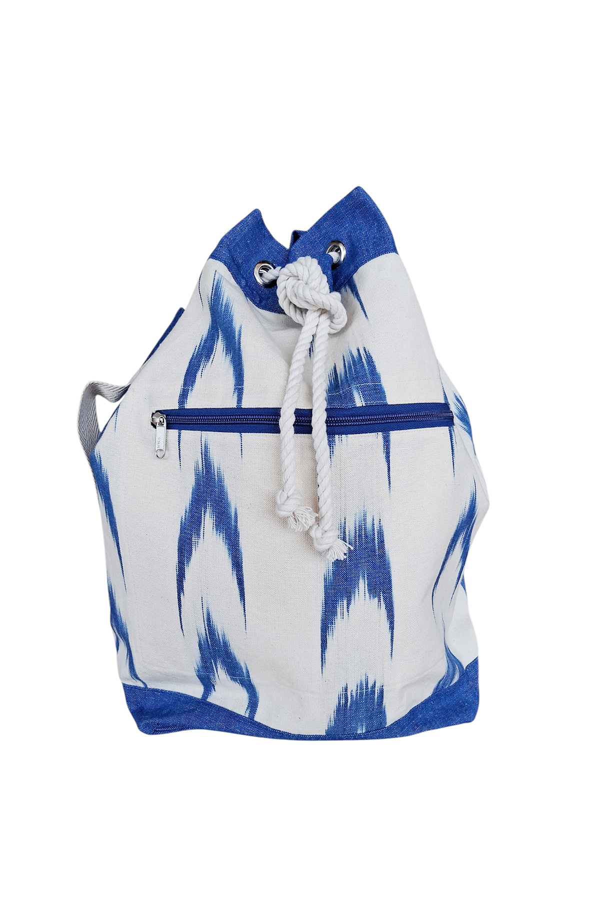 Mallorcan fabric duffel bag 61 Blue
