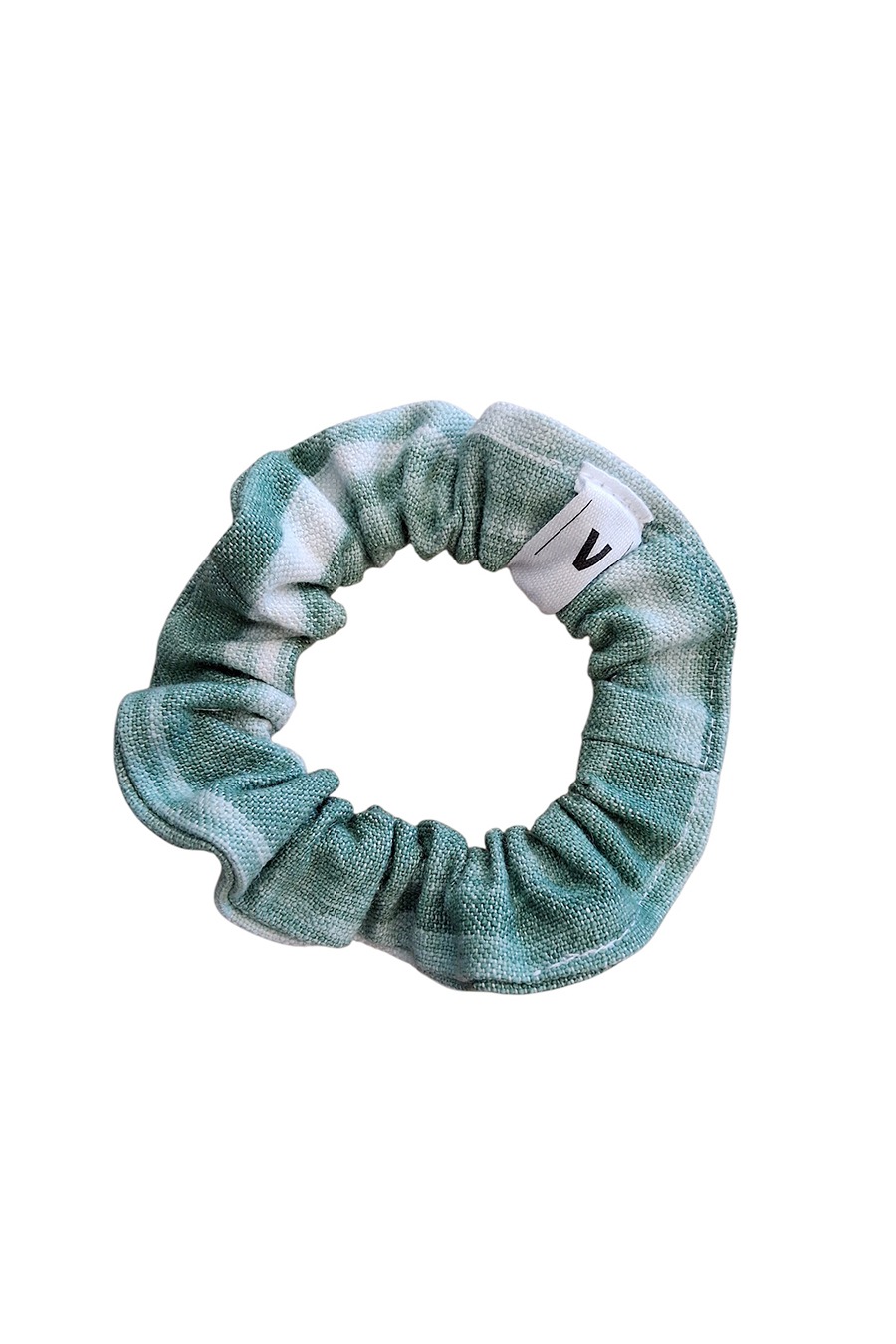 SCRUNCHIE MALLORCAN FABRIC 101 OLIVE GREEN