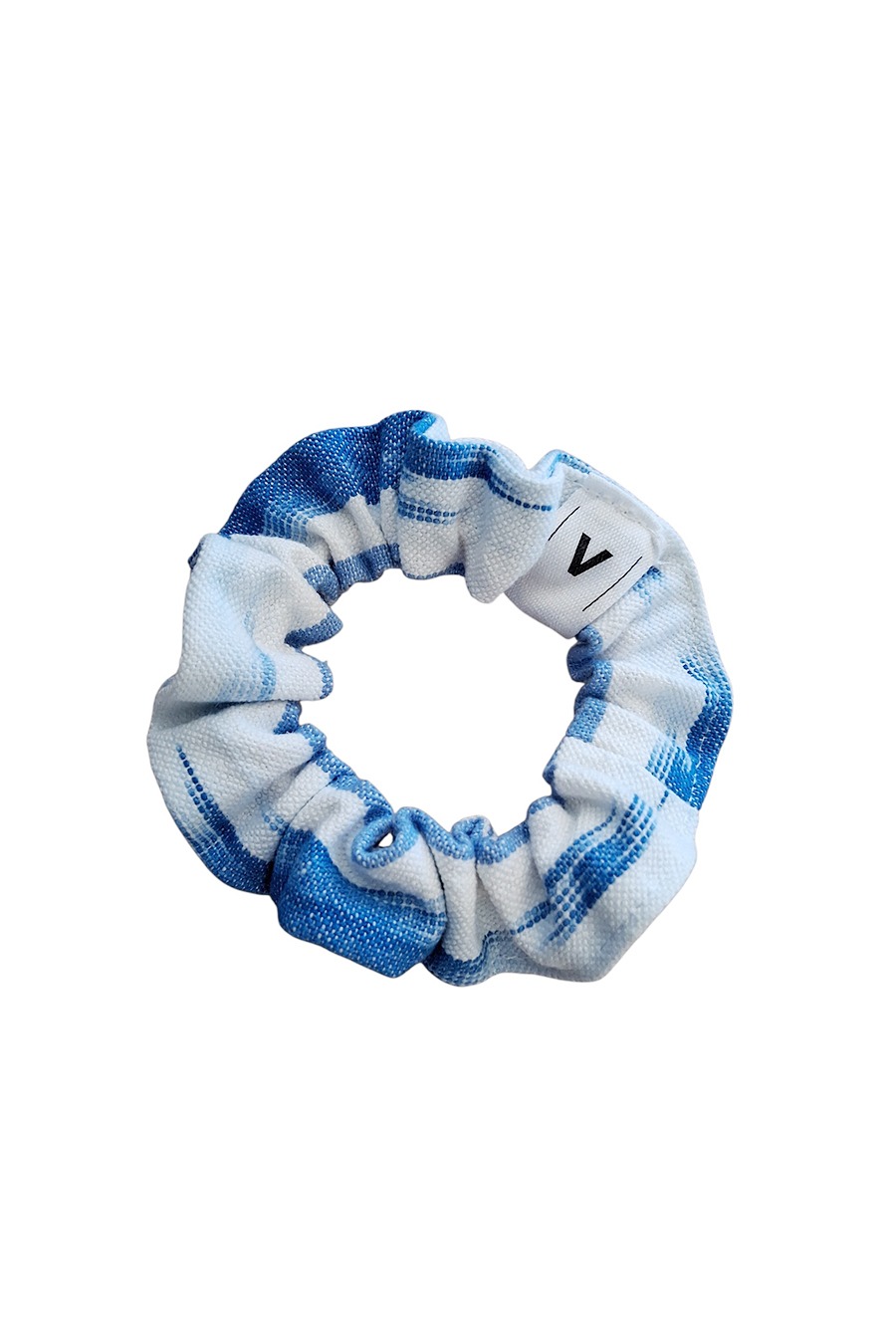 SCRUNCHIE MALLORCAN FABRIC 103 BLUE