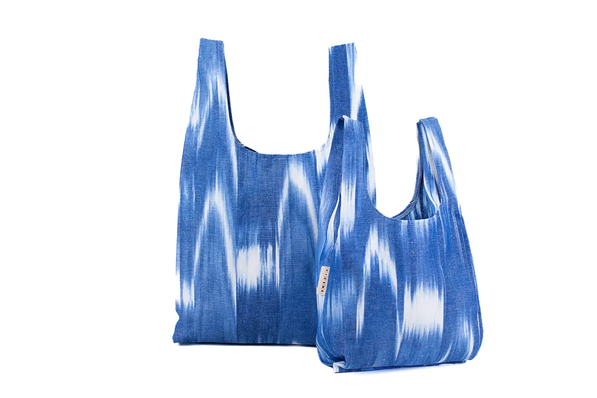 Bolsa compra tela Mallorquina 101 Azul - Image 3