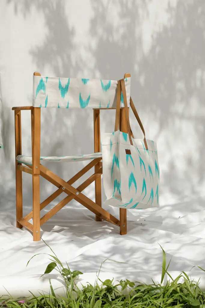 Muestra de tejido artesanal modelo 57 de Teixits Vicens